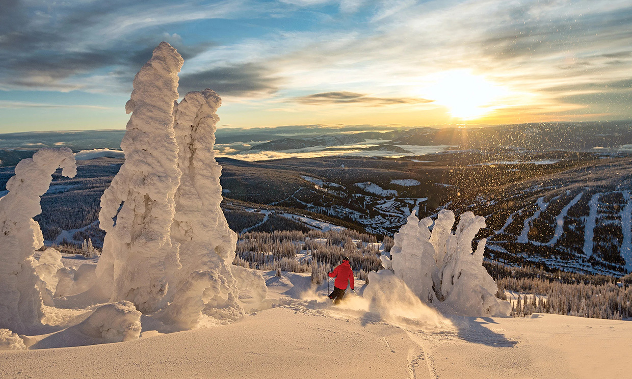 Enjoy a Skiing Feast of Sunshine and Snow-Covered Mountains at Sun Peaks Resort!